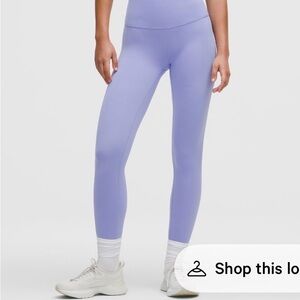 Lululemon Wunder Under Leggings Sz 6 28”